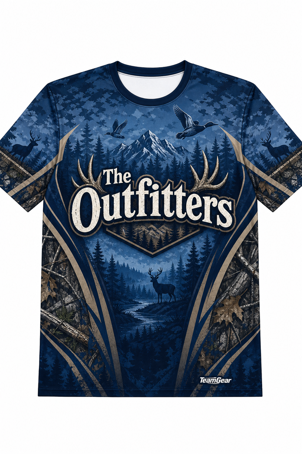 The Outfitters Blue Hunting Jersey design