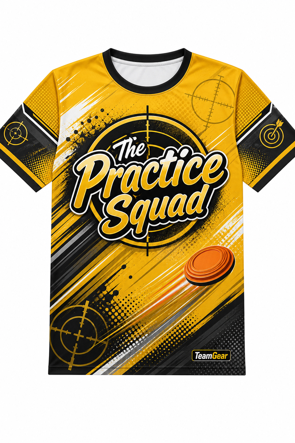 The Practice Squad Gold Shooting Jersey design
