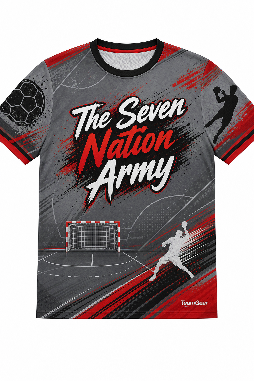 The Seven Nation Army Grey Handball Jersey design