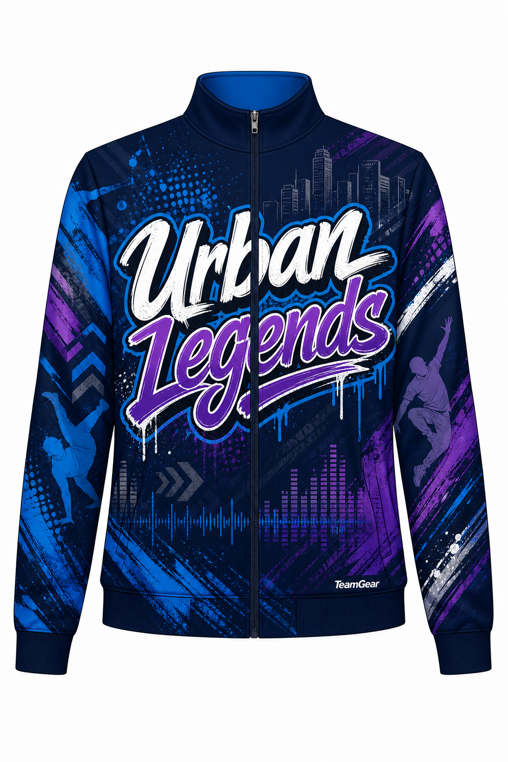 Urban Legends Navy Dance Jacket design