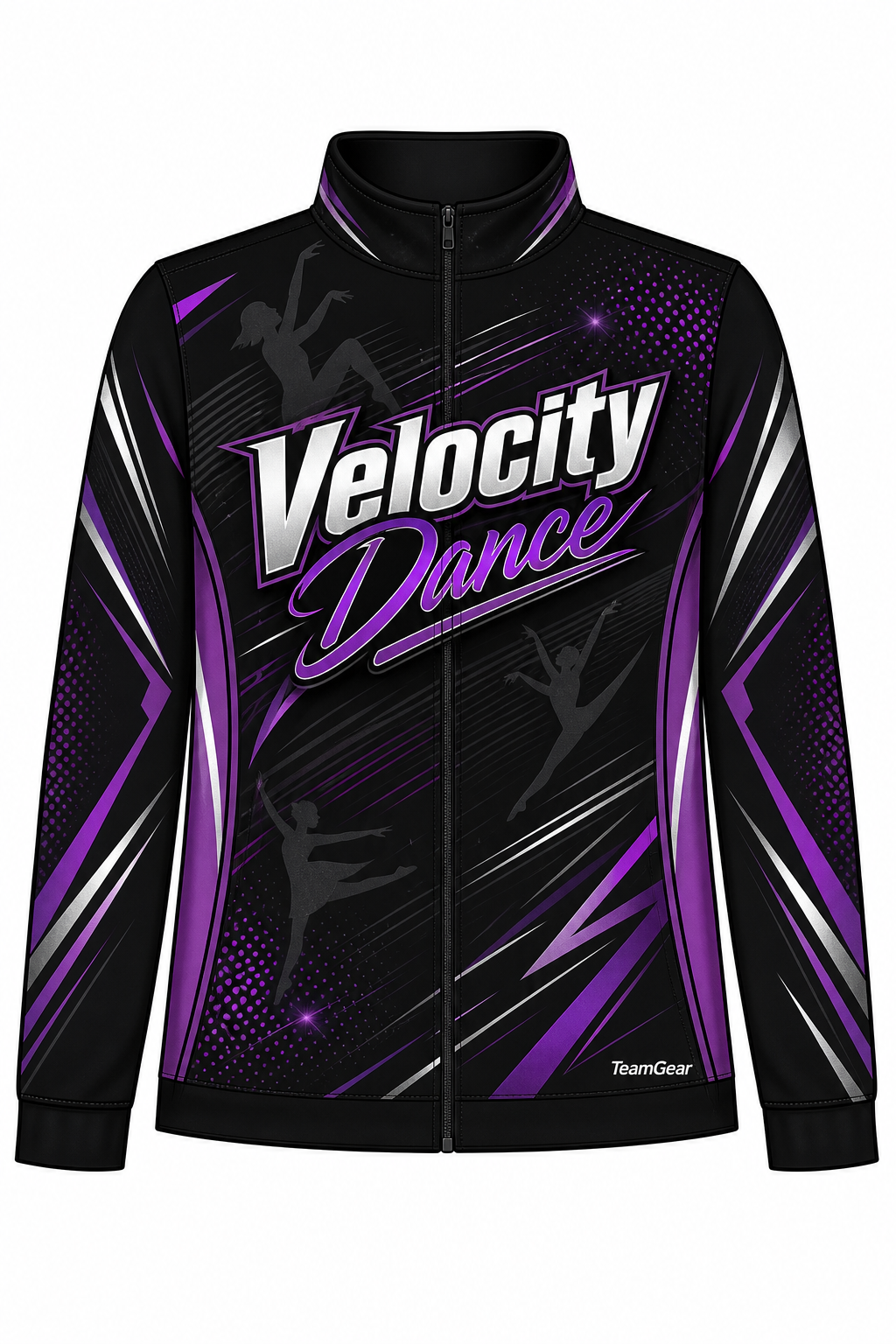 Velocity Dance Black Dance Jacket design