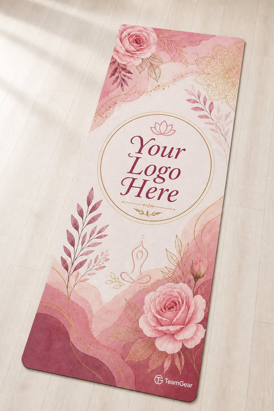 Women's Wellness Custom Yoga Mat — custom yoga mat studio product photo — TeamGear Canada