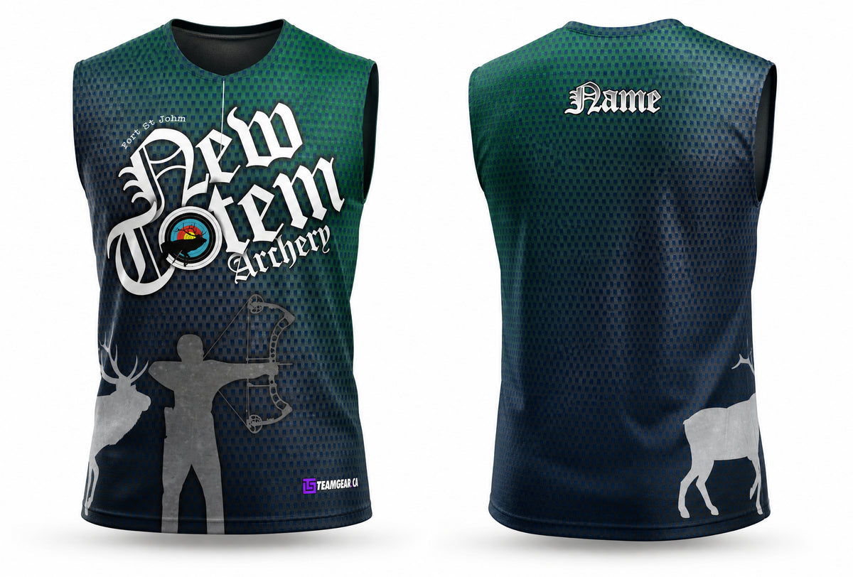 YOUTH Archery Hoodie - front and back view