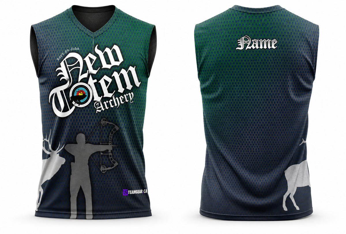 YOUTH Archery T-shirt Jersey - front and back view