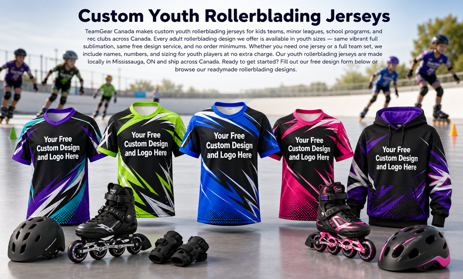 TeamGear sport page header