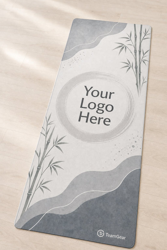 Zen Minimalist Studio Custom Yoga Mat — custom yoga mat studio product photo — TeamGear Canada