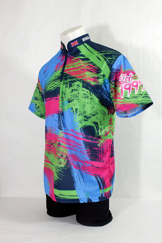 Custom badminton jersey 3/4 zip up