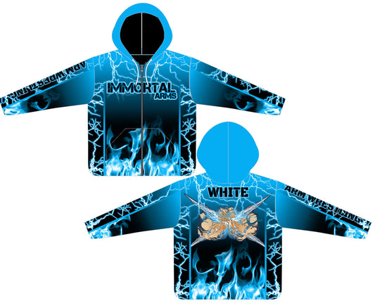 Immortal Arms arm wrestling full zipper sublimated hoodie