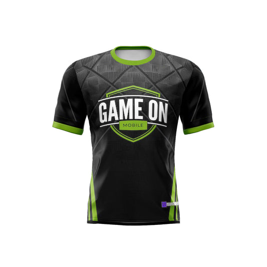 Game on Mobile baseball jersey full sublimation made in Canada