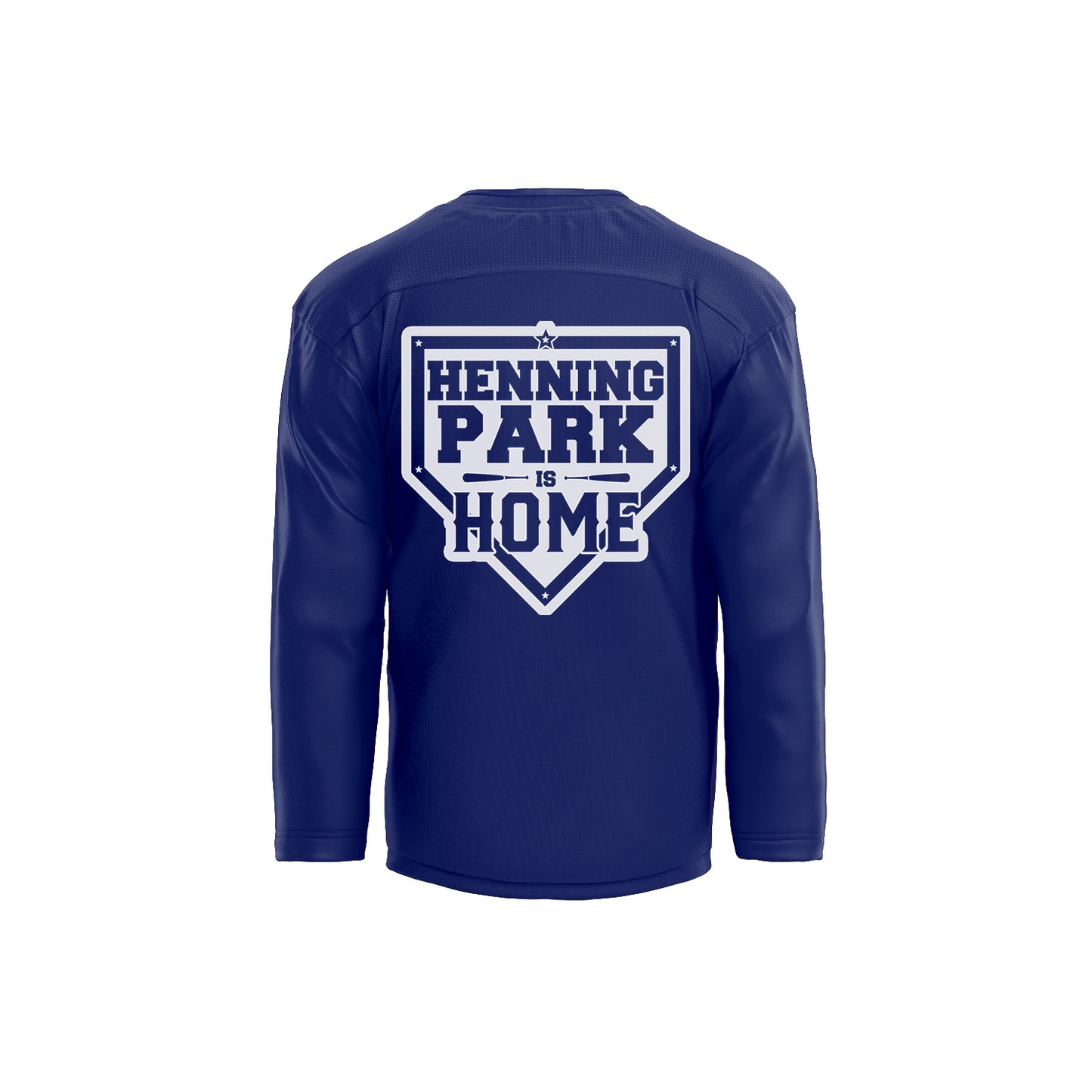 Henning Park Caledonia full zipper batting jacket and custom jerseys for baseball and softball players
