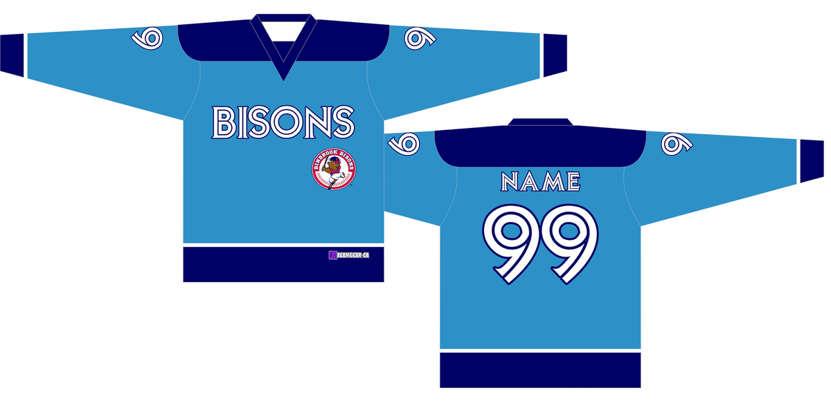 Custom Bisons Hockey Jersey