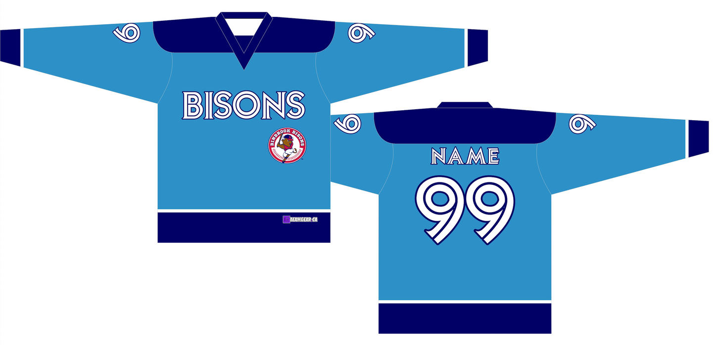 Custom Hockey Jersey for Bisons