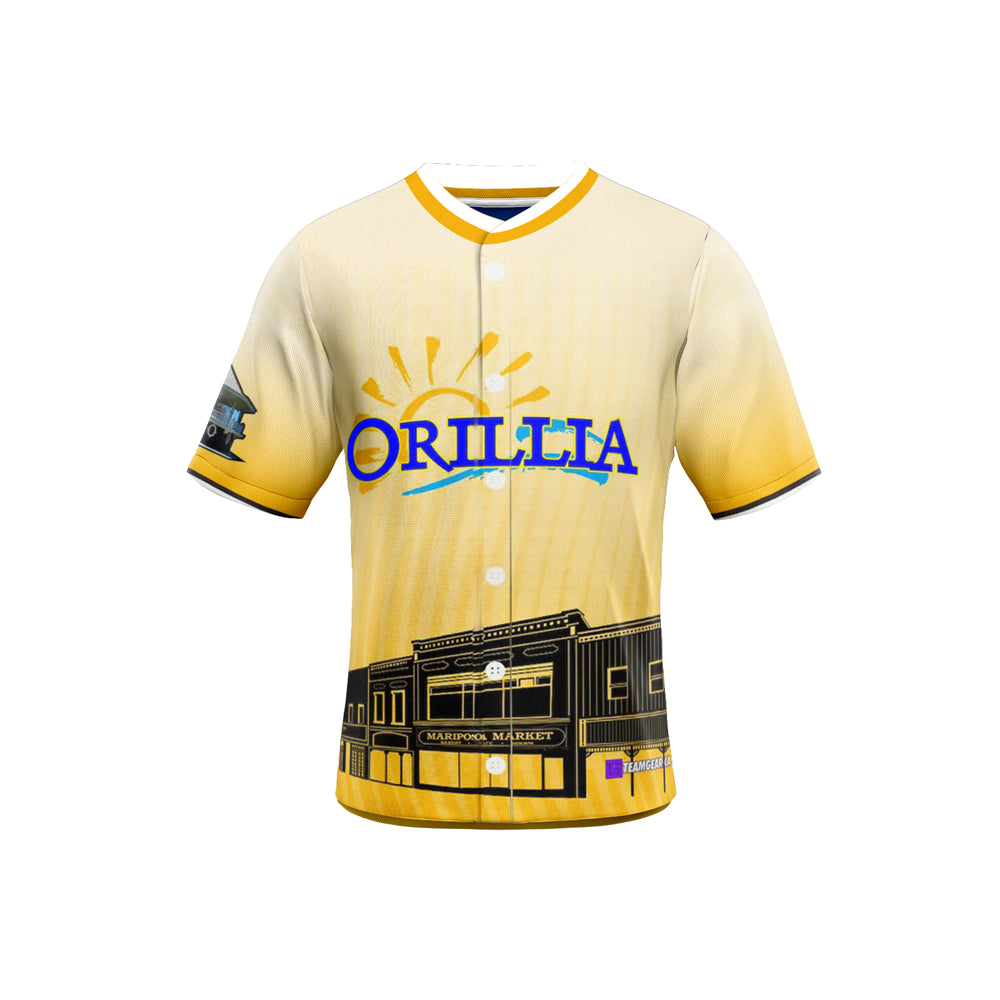 Orillia full button down jersey made in Canada