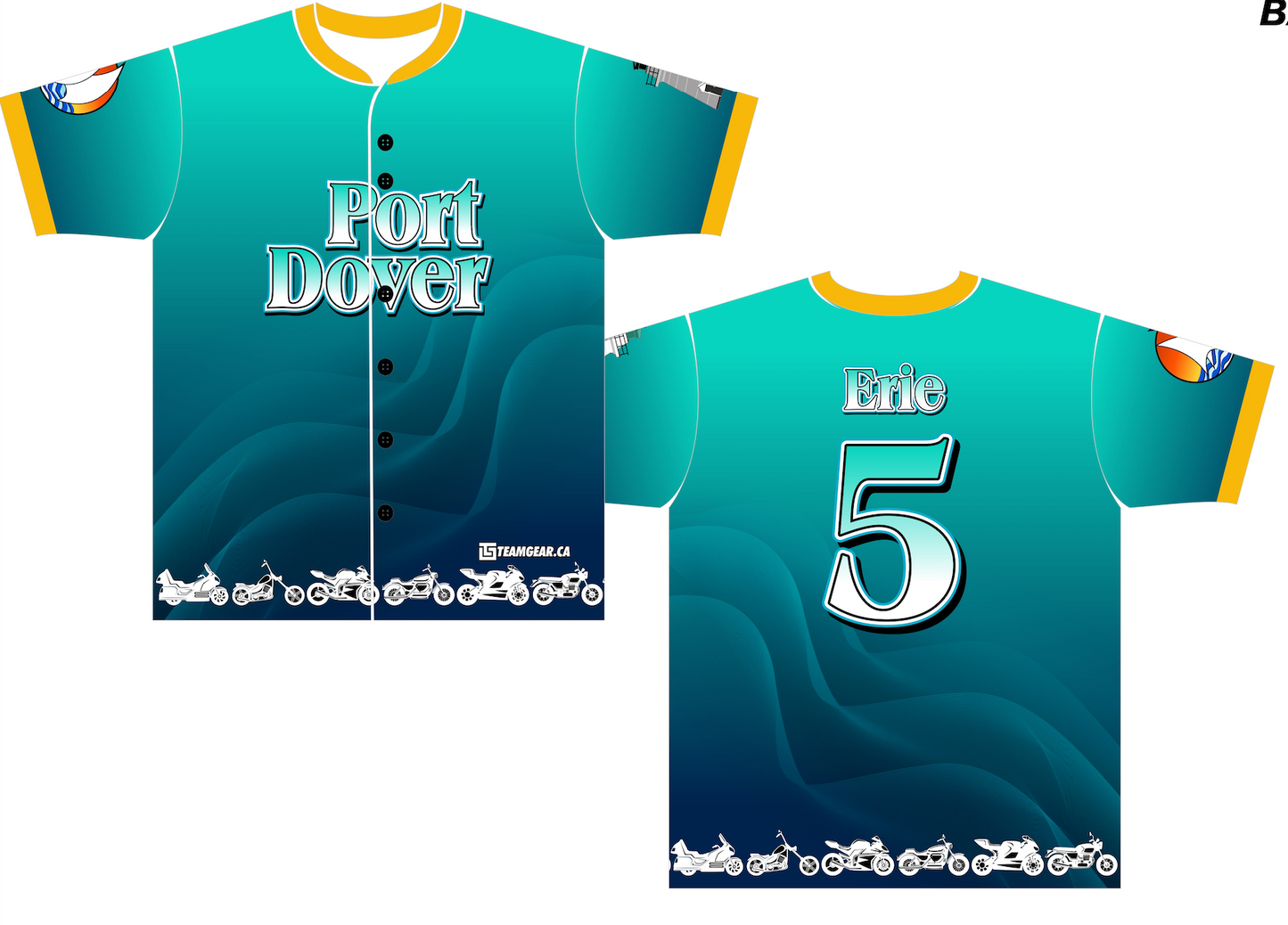 city of Port Dover themed jersey. Custom designed, limited edition City Link jerseys available at teamgear.ca
