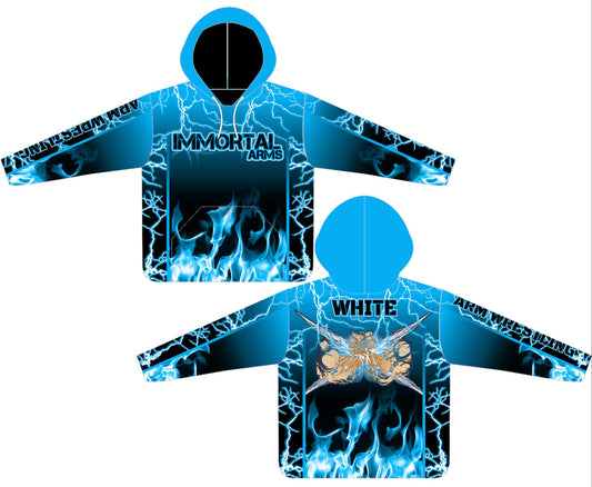 Immortal Arms arm wrestling sublimated hoodie