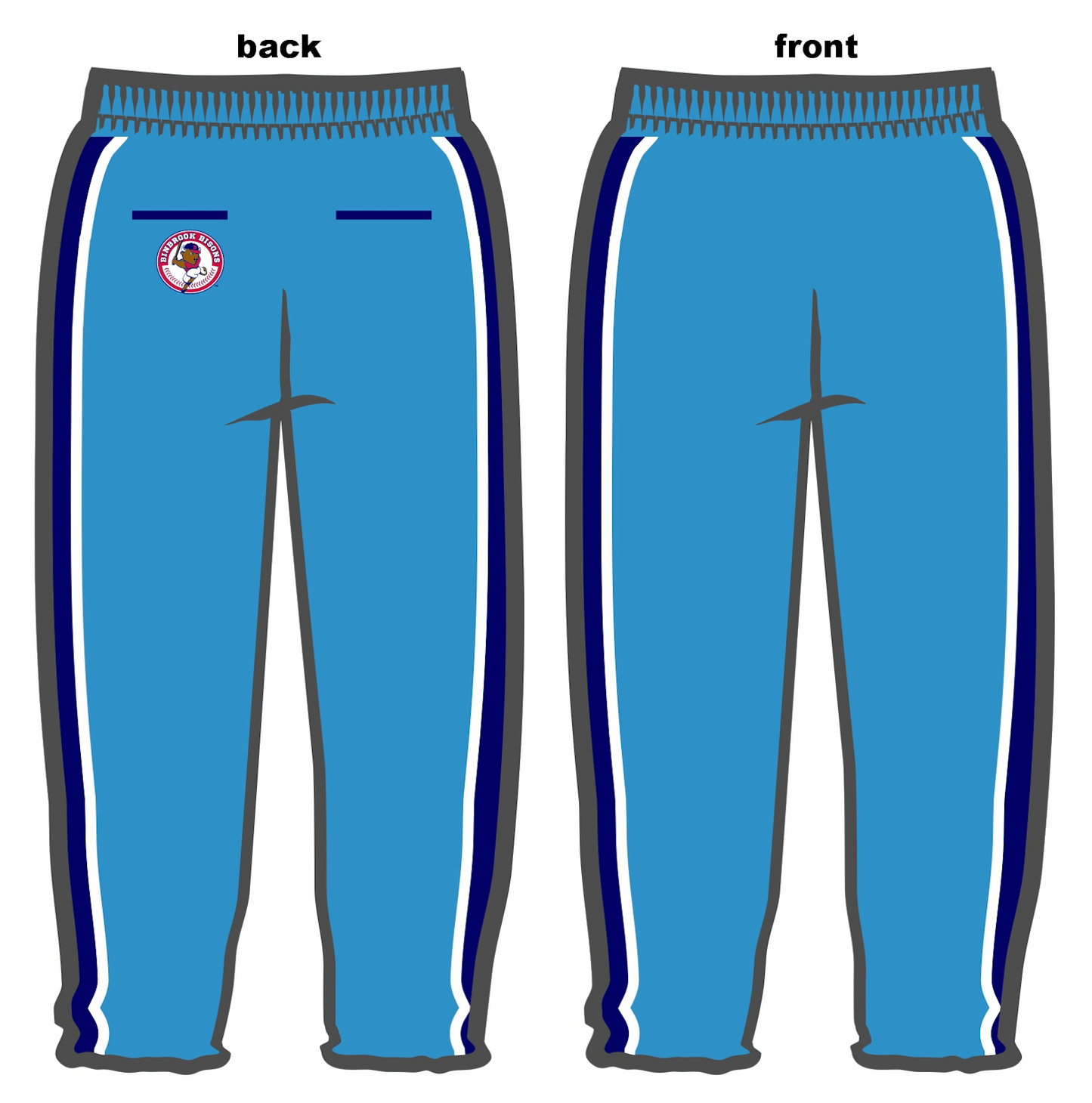 Custom Pyjama Bottoms with Pockets for Bisons